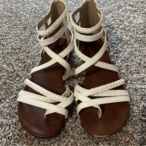 White Strappy Sandals